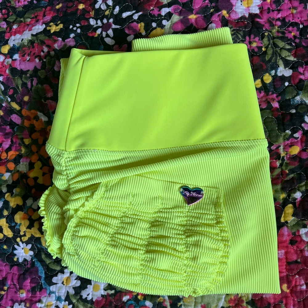 Cute Booty Lounge Neon Leggings Size L